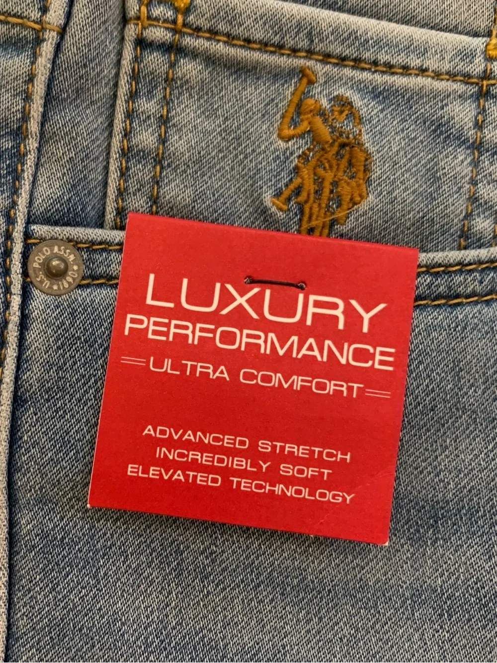 U.S. Polo Assn. Skinny Jeans Youth Boys Size 12 Light Wash New with Tags Set